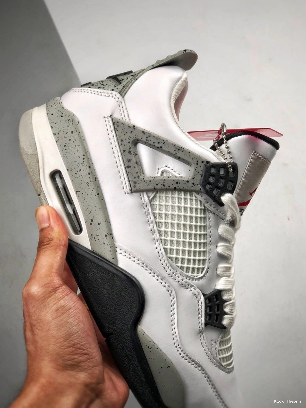 Kicktheory White 4 Cement OG Air (nike) 840606-192 Jordan 0702